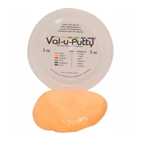 Fabrication Enterprises Val-u-Putty Exercise Putty, Peach, X-Soft, 3 Ounce 734777
